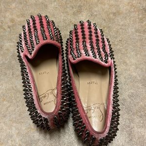 Christian Louboutin Spikes Studded Loafers size 34